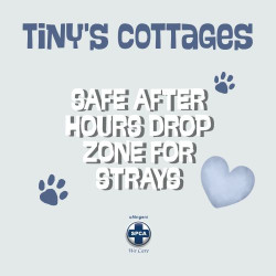 “Tiny’s Cottages” at uMngeni SPCA gives strays immediate shelter