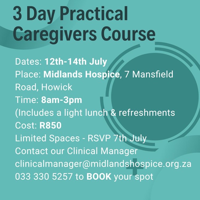 12 14 july howick caregivers course