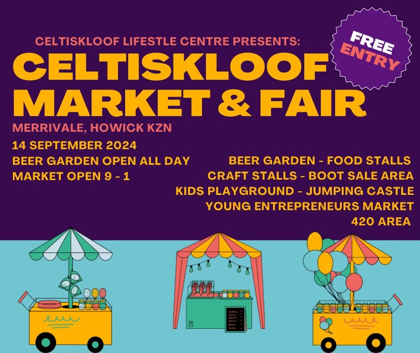 14 sept celtiskloof market fair