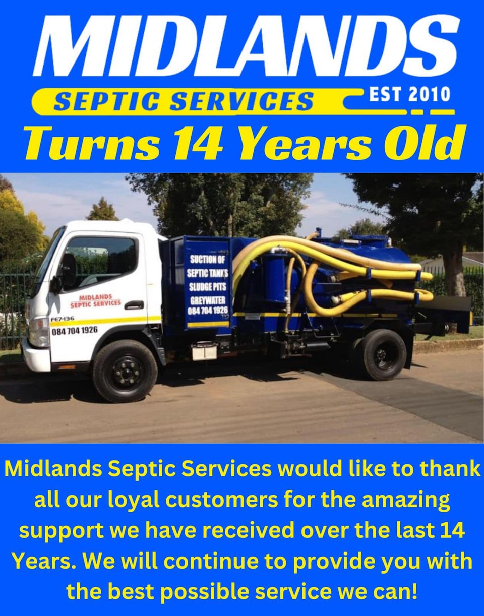 14 years of Midlands septic services