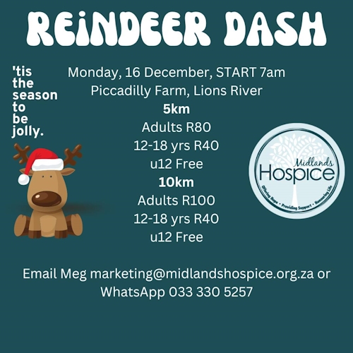 16 dec reindeer dash howick