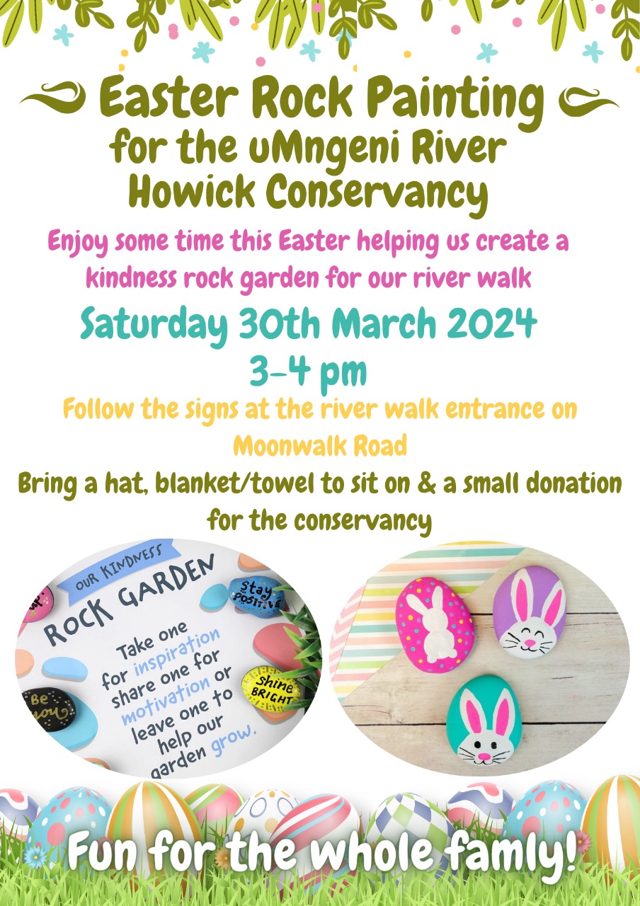 30 march howick easter rock painting