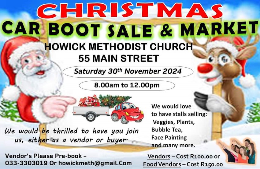30 nov boot sale howic