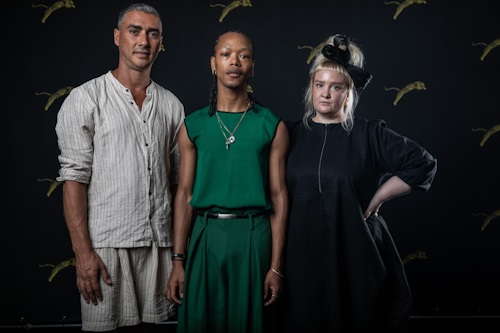 Elias Ribeiro Nakhane and Cait Pansegrouw at Locarno jpeg