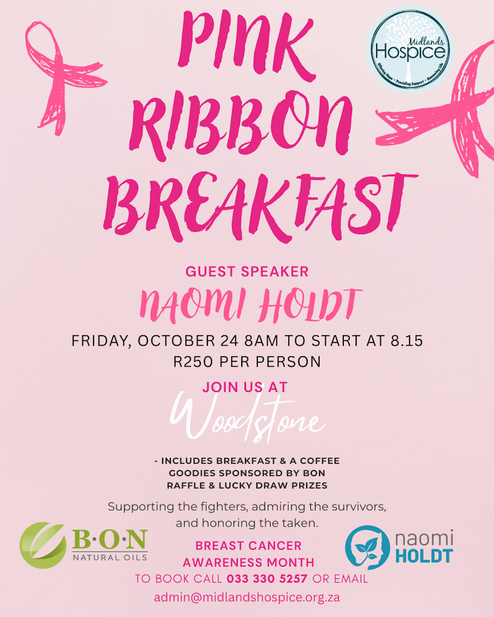 24 october howick Pink Ribbon Breakfast