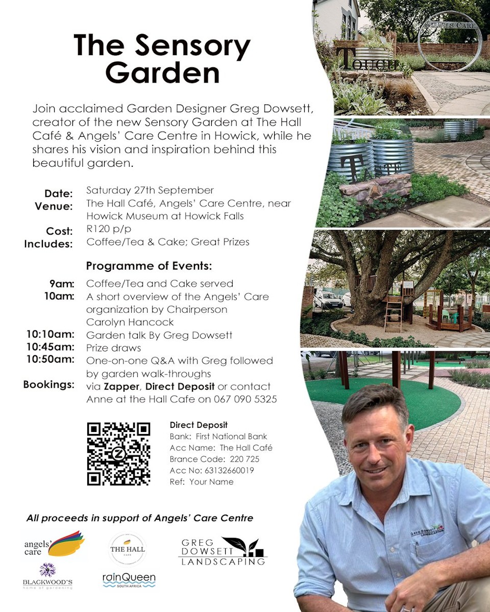 27 sept sensory gardens the hall cafe