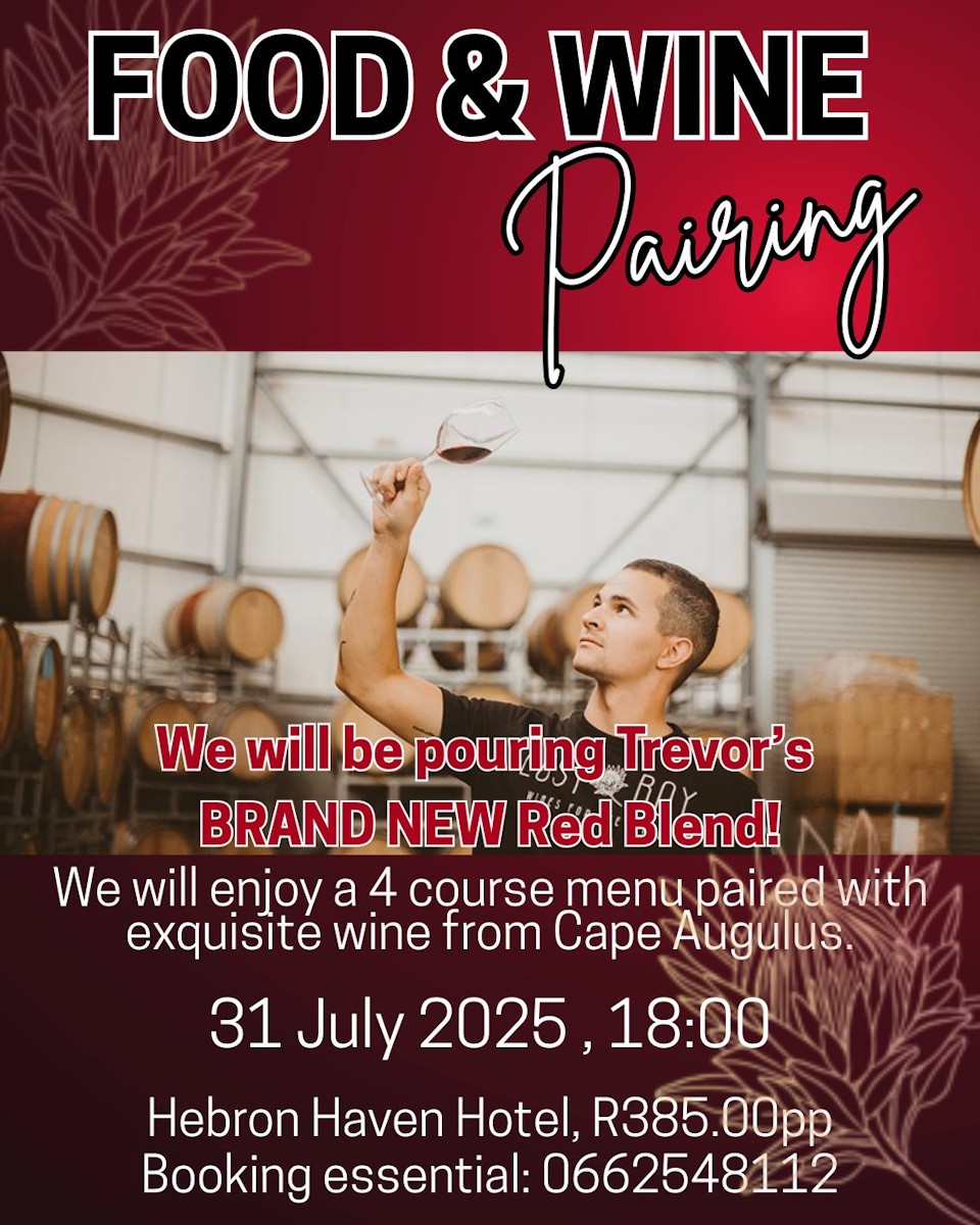 31 july hebron haven wine tatsing lost boy wines