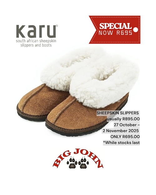 Big John Sheepskin Slippers 1