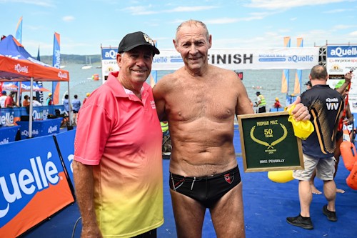 Race Director Wayne Riddin with Mike Pengelly