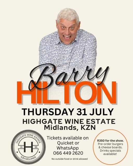 barry hilton 31 july 2025 howick
