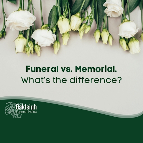 funeral vs memorial