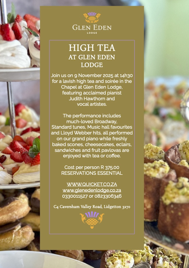 high tea glen eden