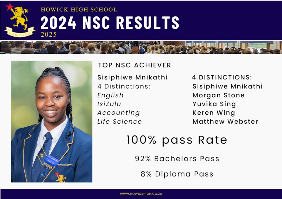 howick high 2024 matric results