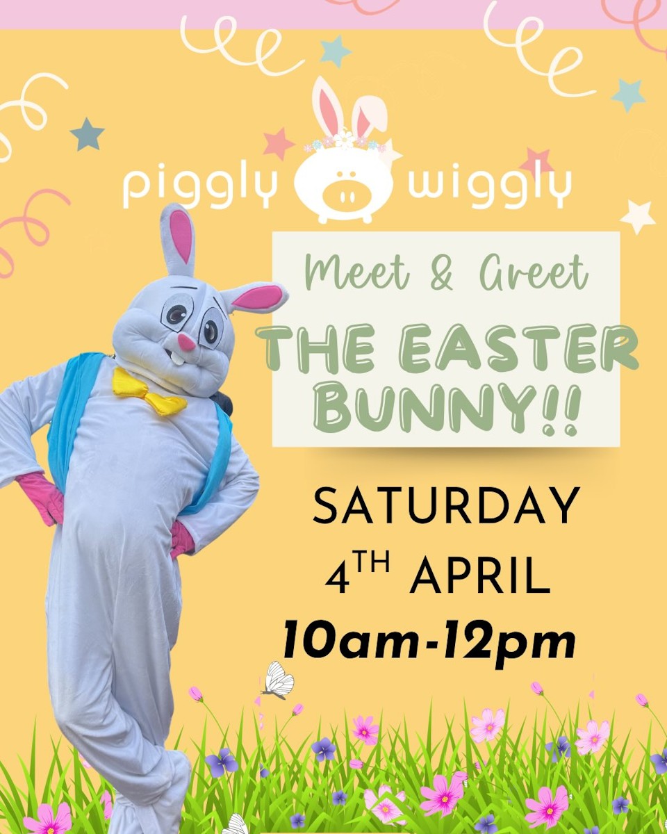 4 april piggly easter bunny