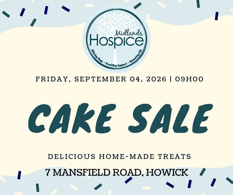 4 september hospice cake sale