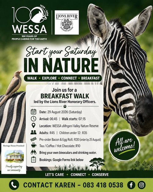 breakfast walk for heritage house