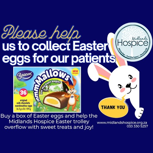 midlands hospice collects easter eggs