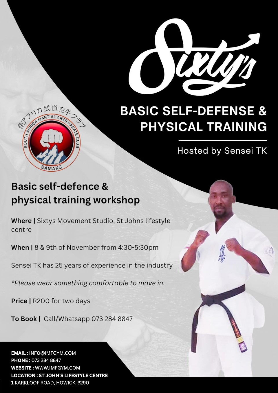 8 and 9 nov sixtys self defence