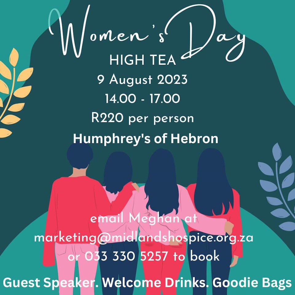 9 august 2023 hospice womens day high tea