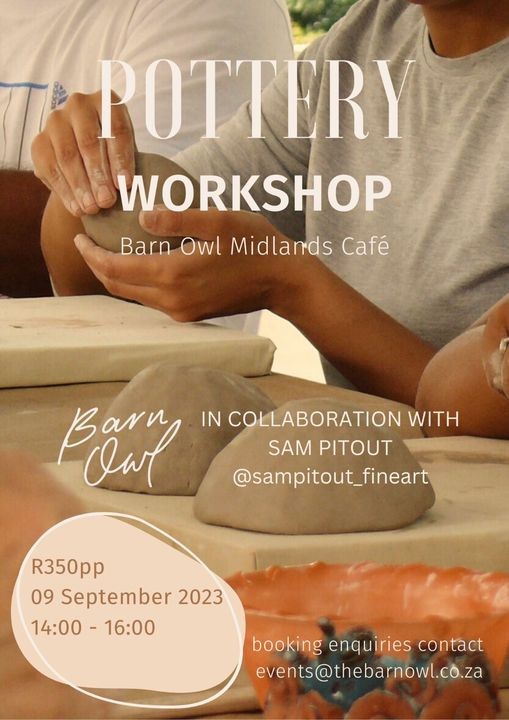 9 sept barn owl ceramic workshop