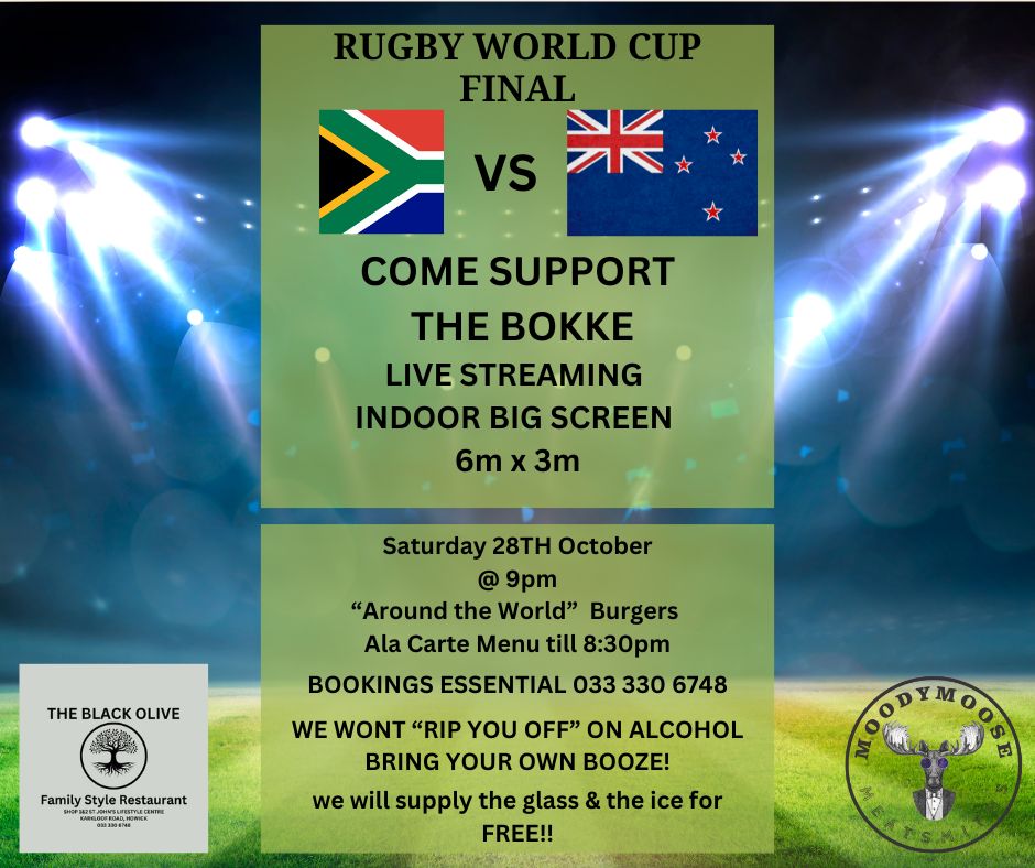 28 rwc final howick 28 oct