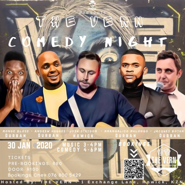 The Vern Comedy Night newsletter
