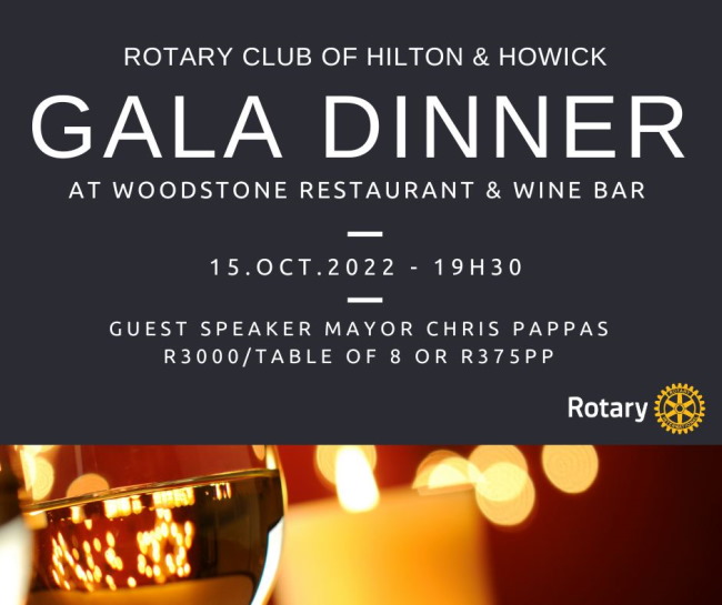 gala dinner for rotary