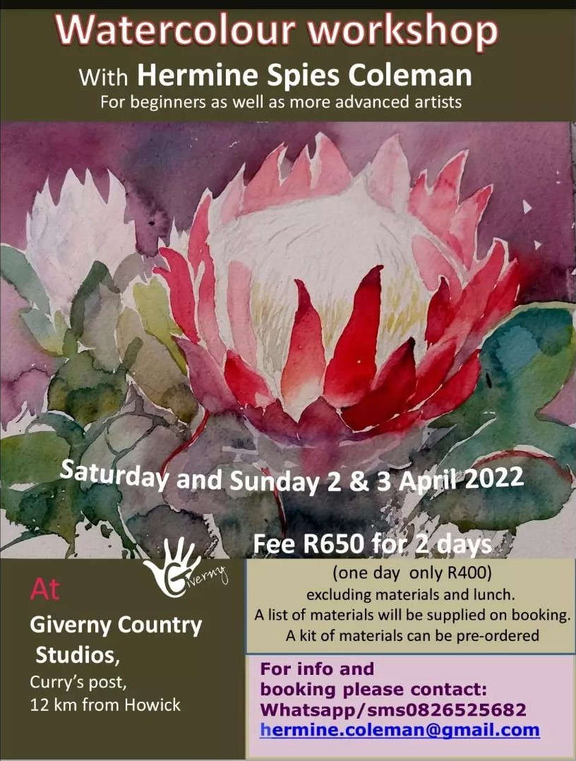 watercolour giverny 2 april 2022