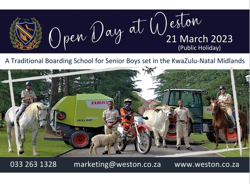 21 march weston open day