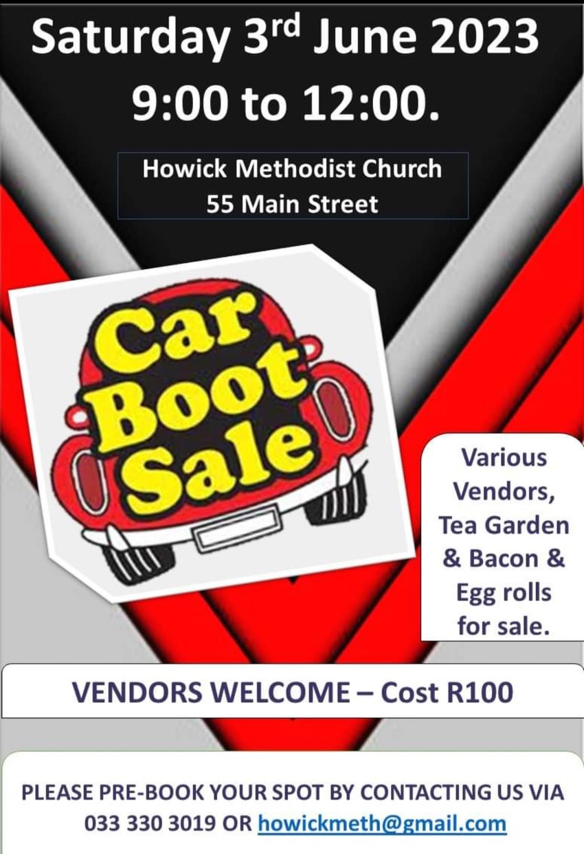 3 june howick boot sale