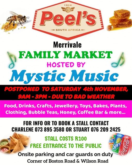 28 oct howick peels honey market