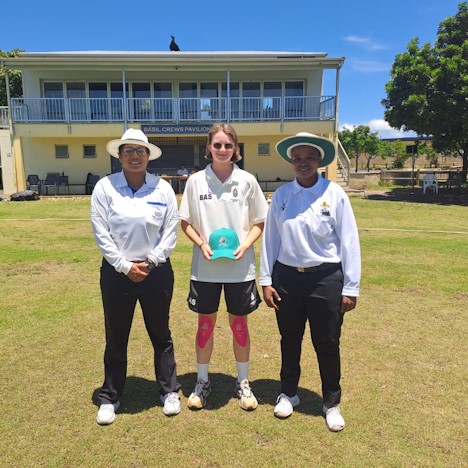 jess candler 2nd green cap